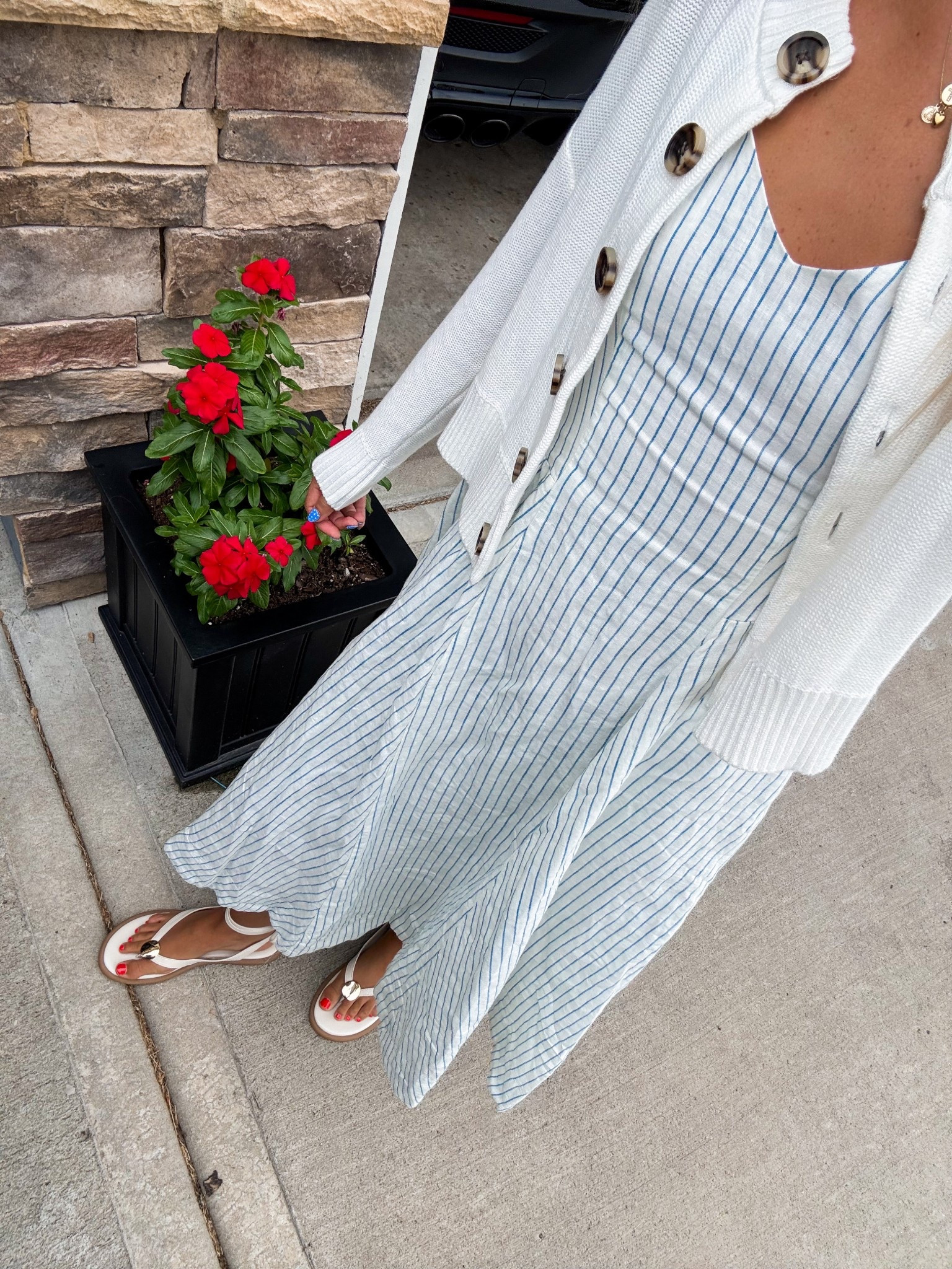 church outfit ! size small in the dress and medium in the cardigan 

#LTKSeasonal #LTKStyleTip #LTKFindsUnder50