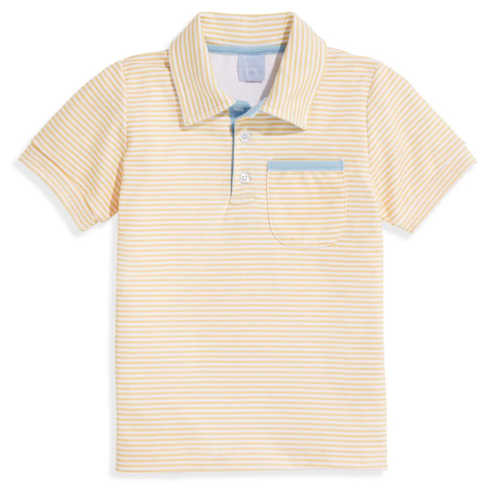 Striped Jersey Ward Polo | bella bliss 