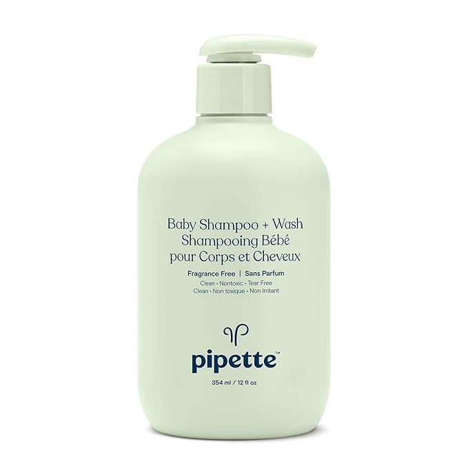 Pipette New Formula Baby Shampoo + Wash, 100% Plant-Derived Squalane and Free of Synthetic Fragra... | Amazon (US)