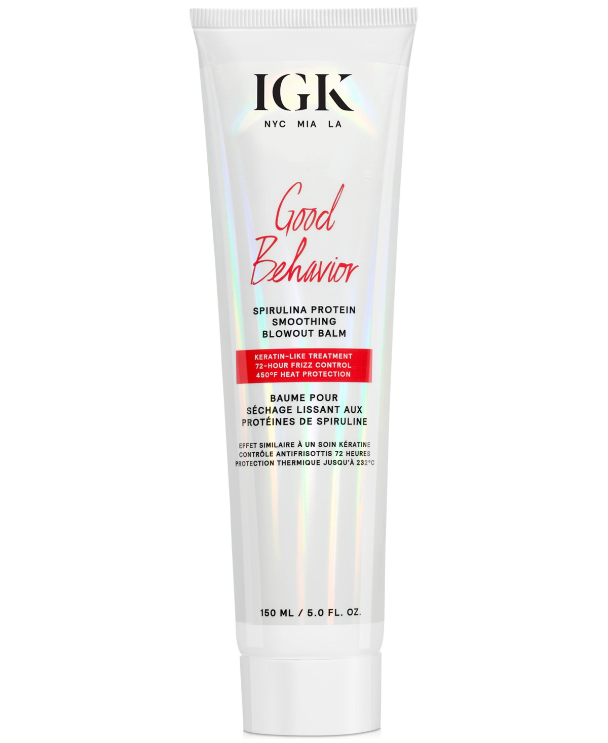 Igk Hair Good Behavior Spirulina Protein Smoothing Blowout Balm | Macys (US)