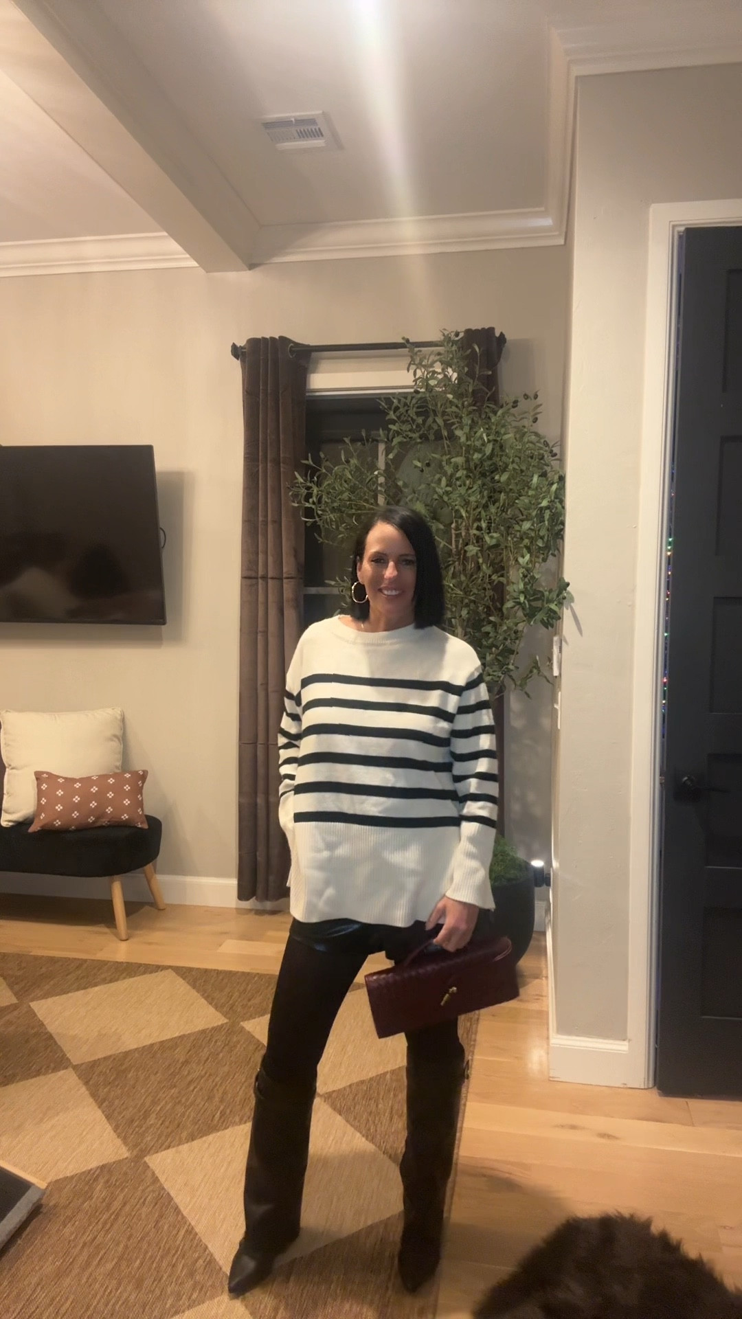 Pairing oversized sweater with dressy shorts is one of my fave winter looks’. 

Add size small in sweater and shorts

#ootd #sweater #dressyshorts #amazonfashion 

#LTKStyleTip #LTKSaleAlert #LTKOver40