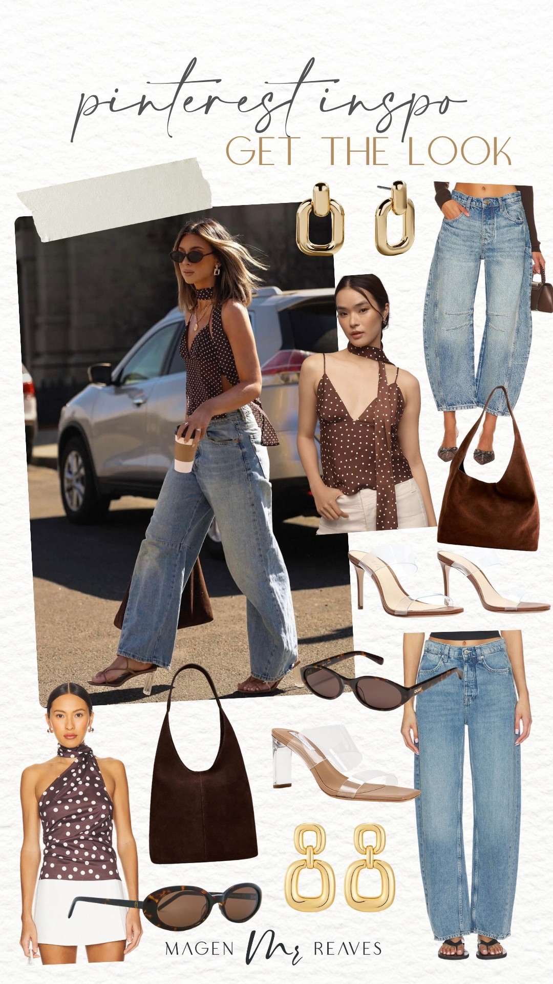 Get the look: Pinterest outfit!

Spring style, barrel jeans, polka dot top, Pinterest style, clear heels, suede bag

#LTKootd #LTKSeasonal