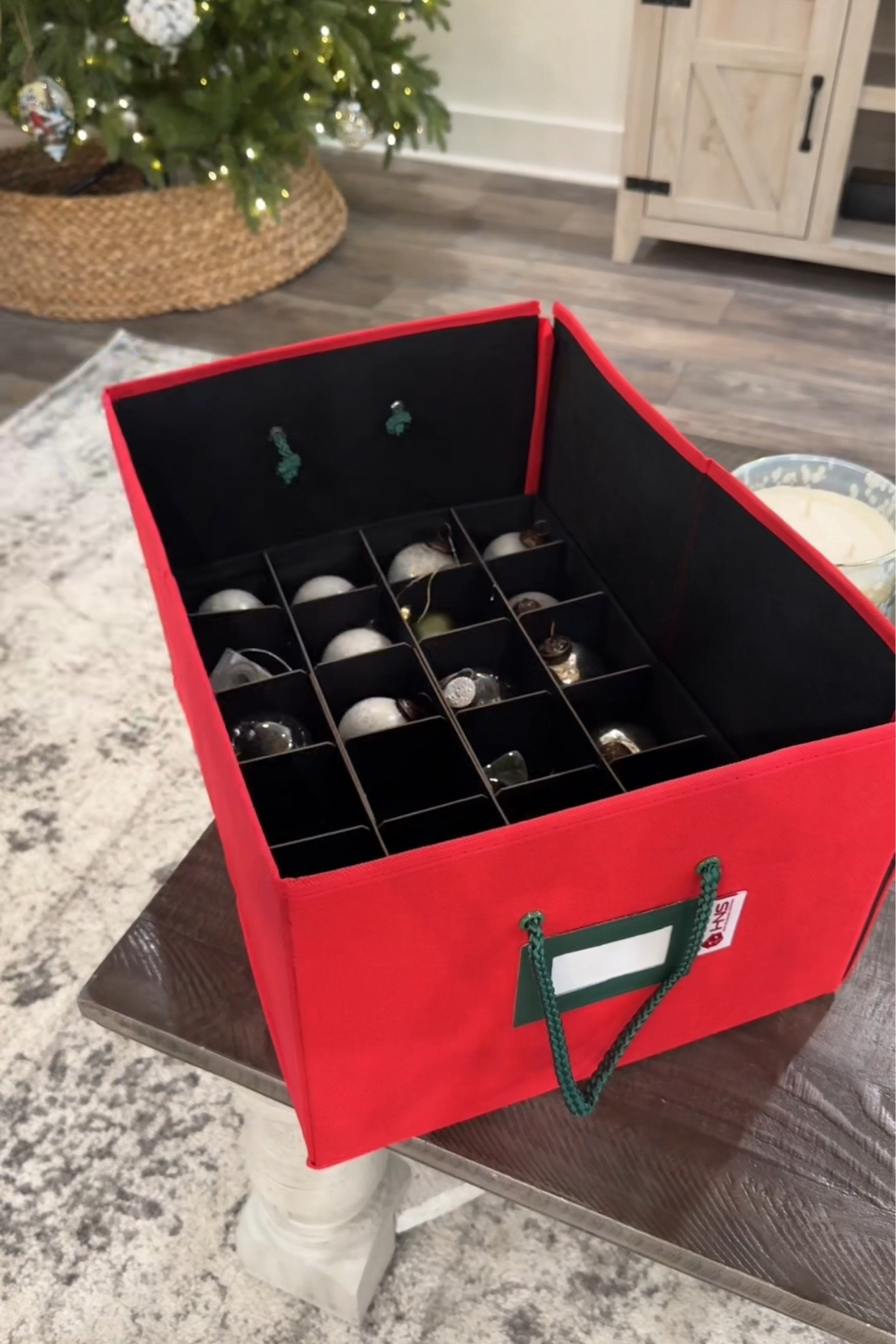 Christmas ornament storage container 

#LTKSeasonal #LTKHome