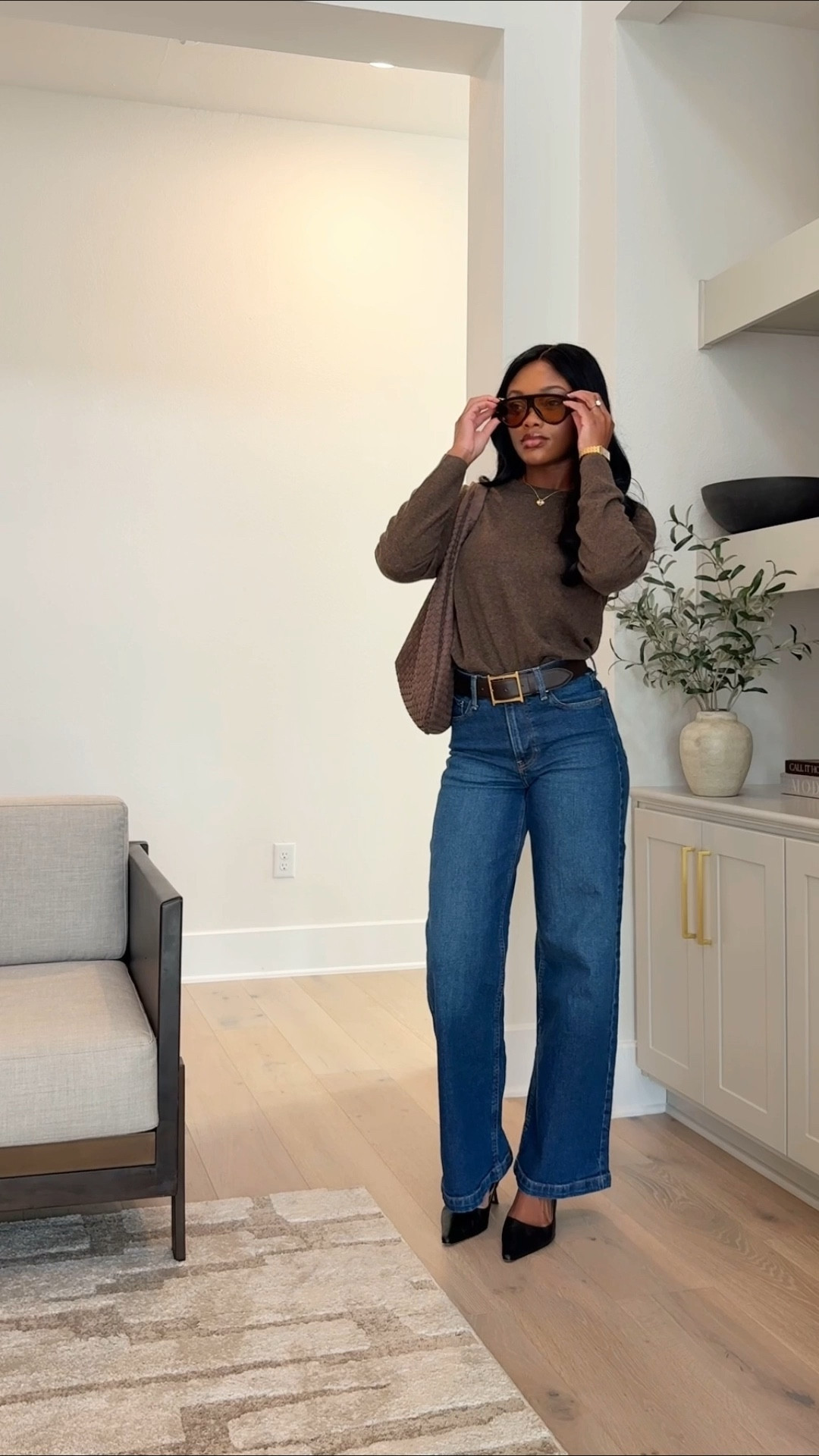 It’s finally cashmere season 🤎

Cashmere Sweater: Size Medium, Color Brown |
Wide-Leg Jeans: Size 25 |
Belt: Dark Brown, Size Small

#LTKWorkwear #LTKFindsUnder100 #LTKHoliday