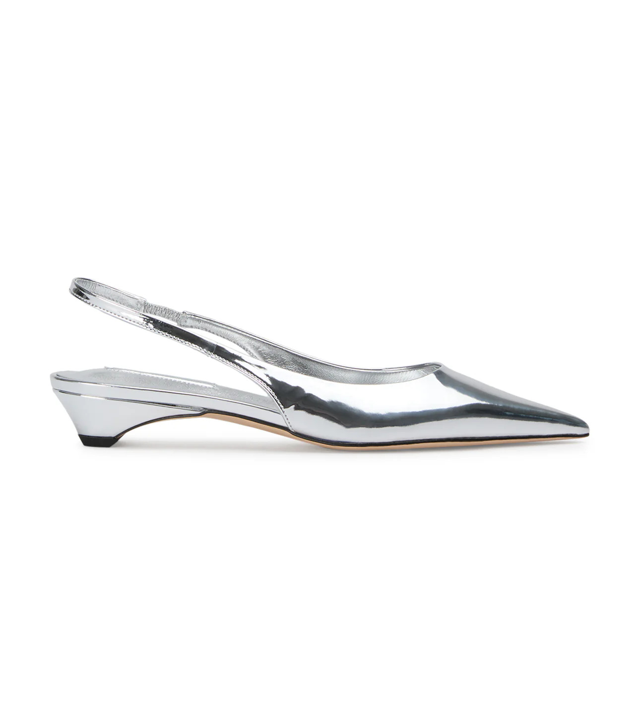 Ezra Silver Shine Flats | Tony Bianco (Australia & New Zealand)