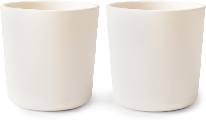 mushie Dinnerware Cups For Kids | Made in Denmark, Set of 2 (Ivory) | Amazon (US)