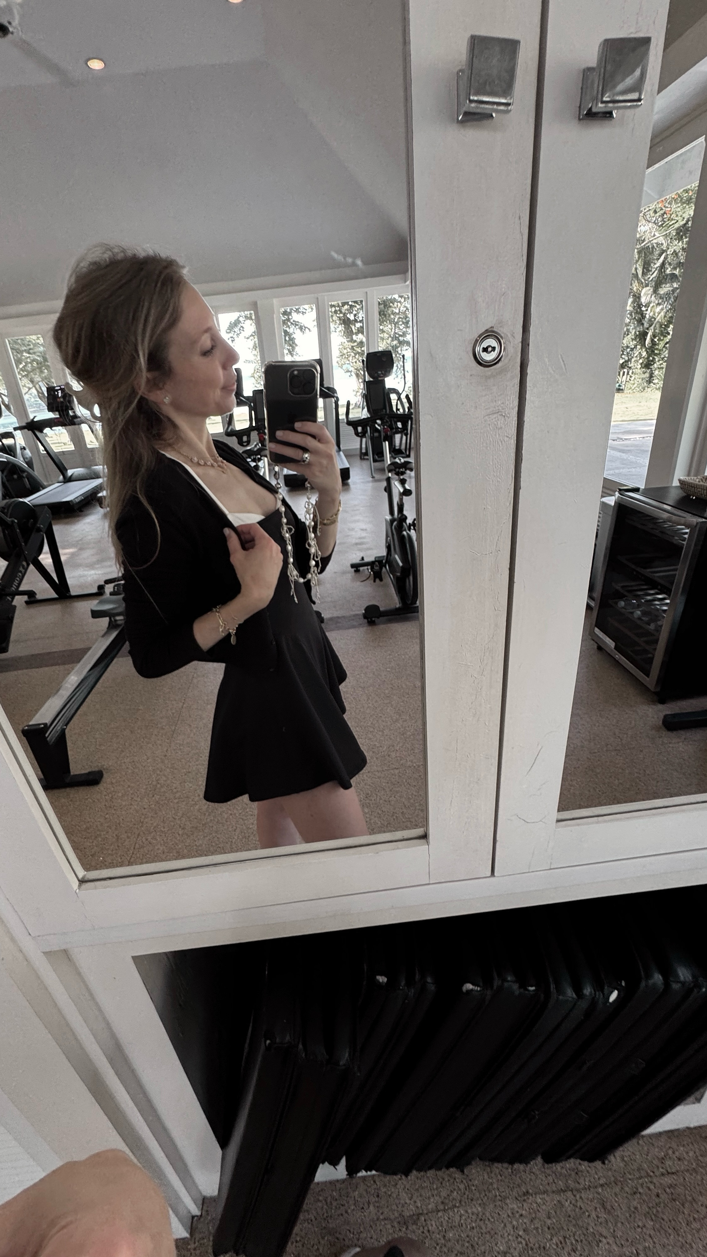 Obsessed with this tennis dress! Under $100. I got both the XS and S to try and went with the XS so it’s true to size. The white layer is built in and was too big in the S, but if you have a bigger chest you would likely be fine to size up! Sizing up adds slightly more length to the skirt, but thanks to built in shorts the true to size doesn’t feel too short. 

#LTKActive #LTKTravel #LTKFindsUnder100