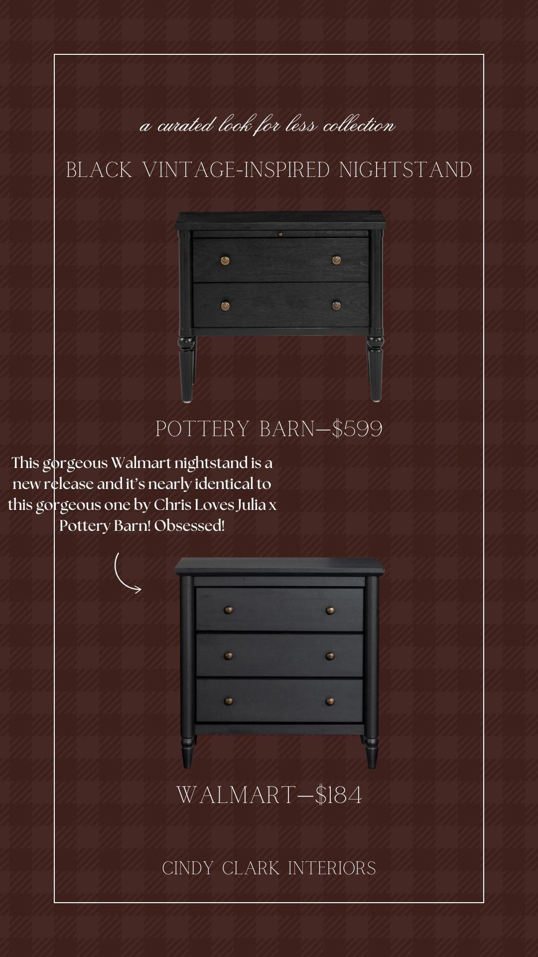 This gorgeous Walmart nightstand is a new release and it’s nearly identical to this gorgeous one by Chris Loves Julia x Pottery Barn! Obsessed! Stay tuned for a refresh later this week that may involve one of these styles! 

#LTKHome #LTKSaleAlert