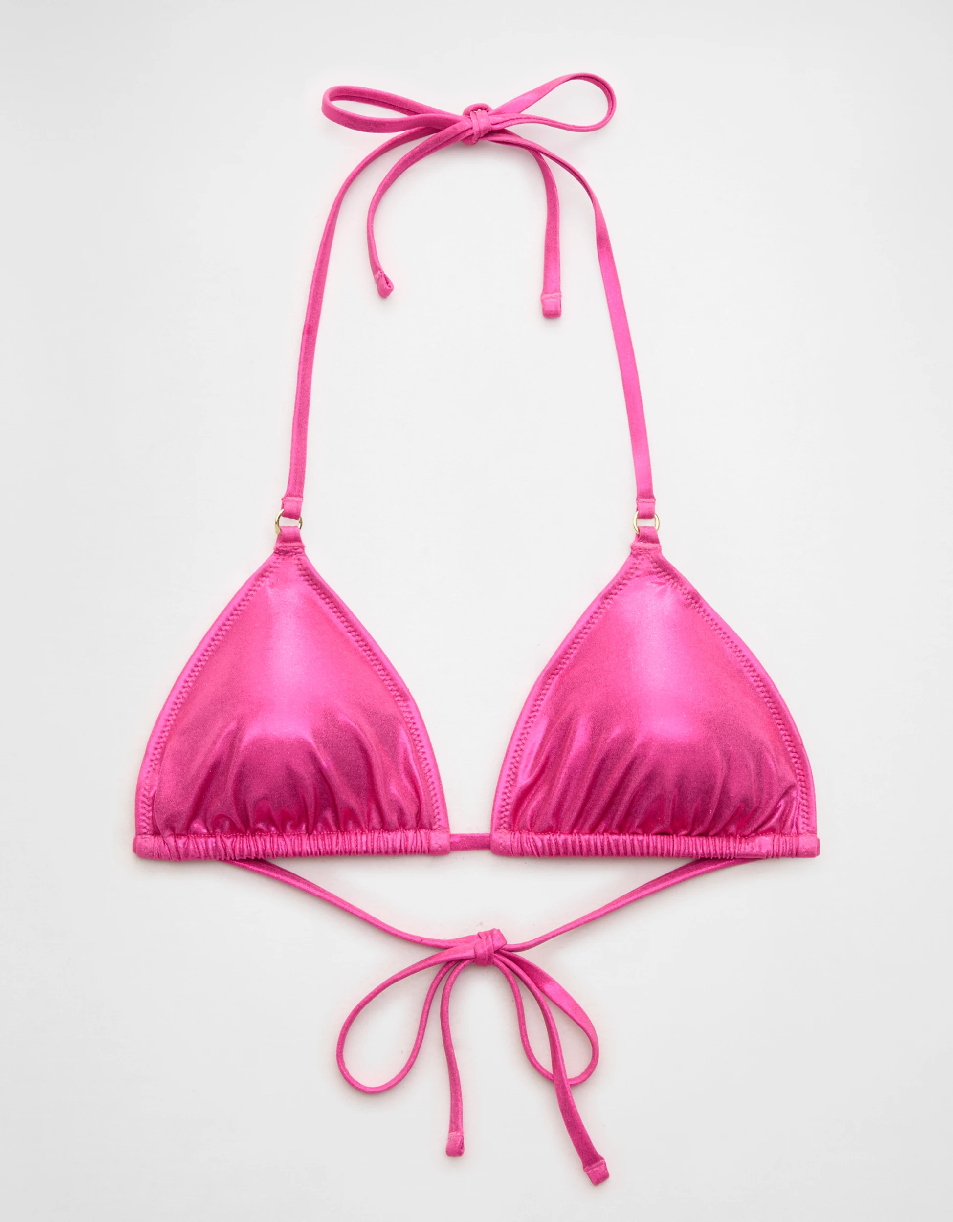 Aerie String Triangle Bikini Top | American Eagle Outfitters (US & CA)