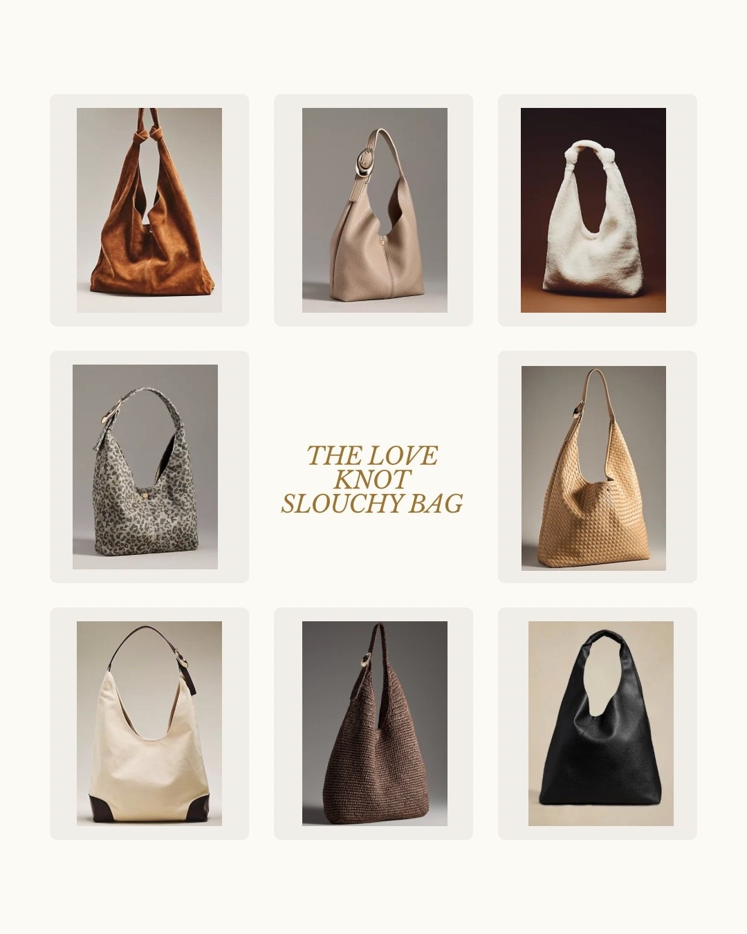 the love knot slouchy bag | Anthropologie

#LTKWorkwear #LTKgrwm #LTKootd