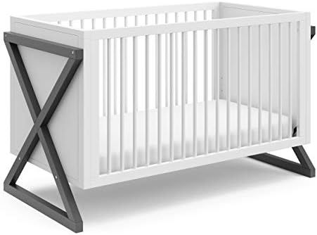 Storkcraft Equinox 3-in-1 Convertible Crib (Gray) - Easily Converts to Toddler Bed and Daybed, 3-... | Amazon (US)