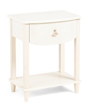 22x15x27 Rounded Drawer Side Table With Lower Shelf | Marshalls
