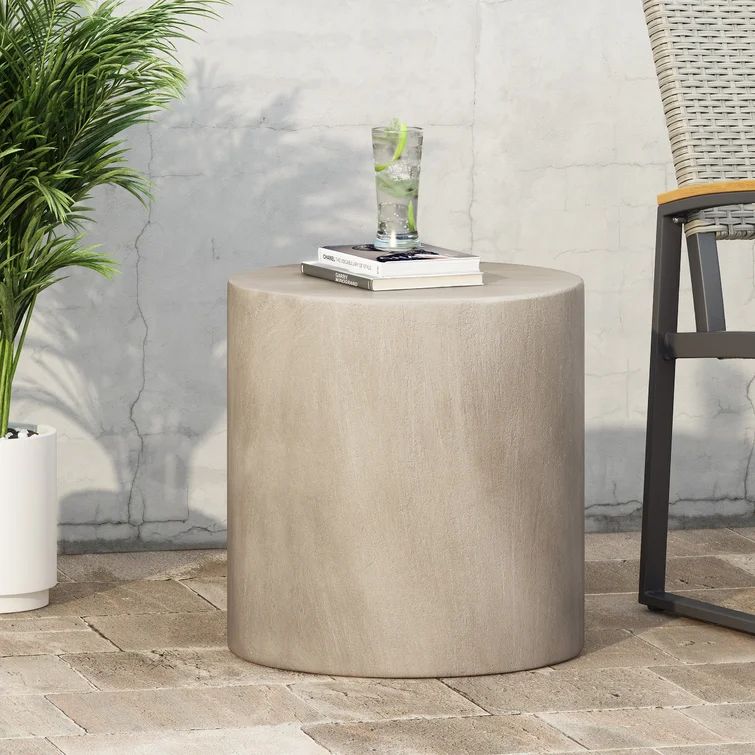 Belsy Concrete Side Table | Wayfair North America