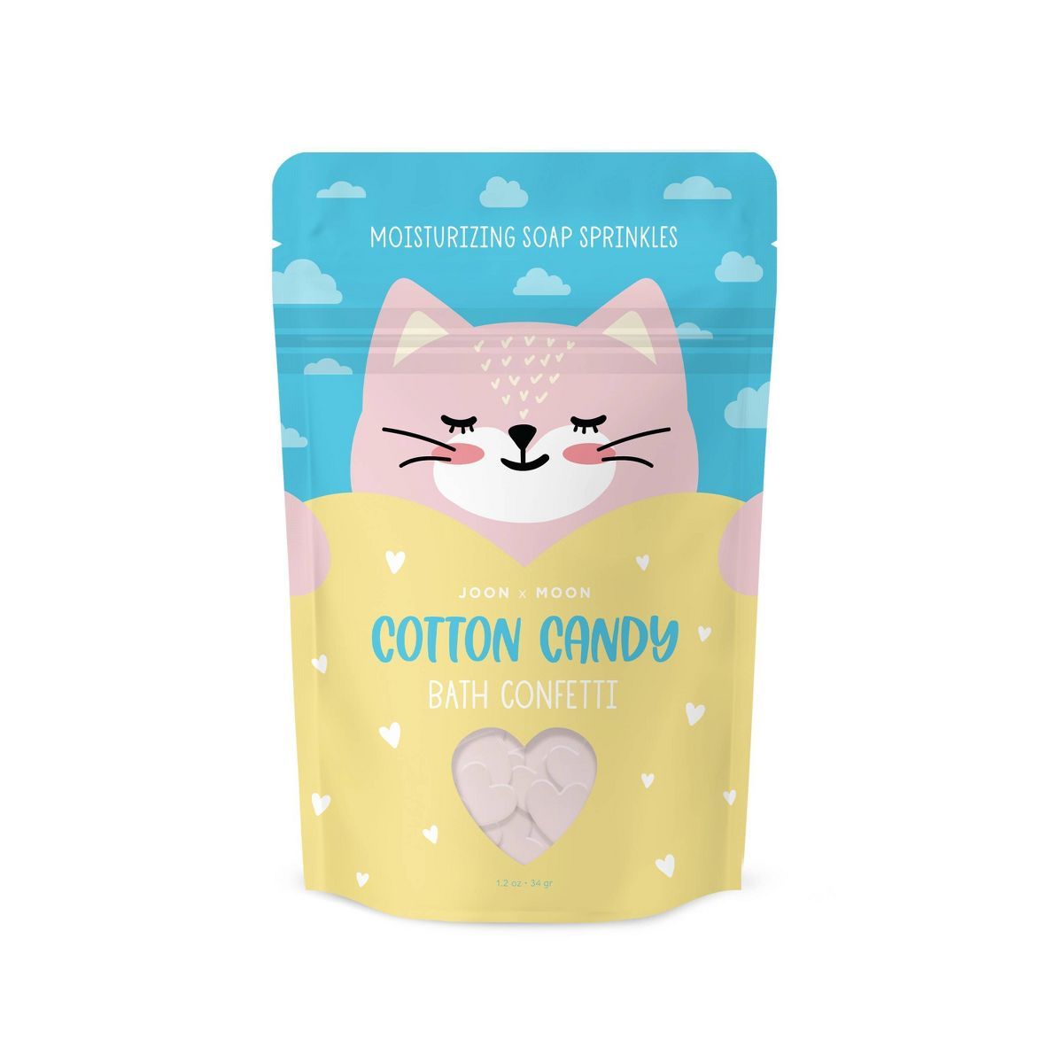 Joon X Moon Cotton Candy Bath Confetti - 1.2oz | Target