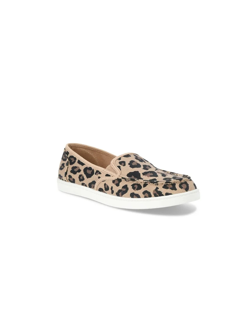 Time and Tru Women's Surf Moc Fashion Sneakers, Wide Width Available - Walmart.com | Walmart (US)