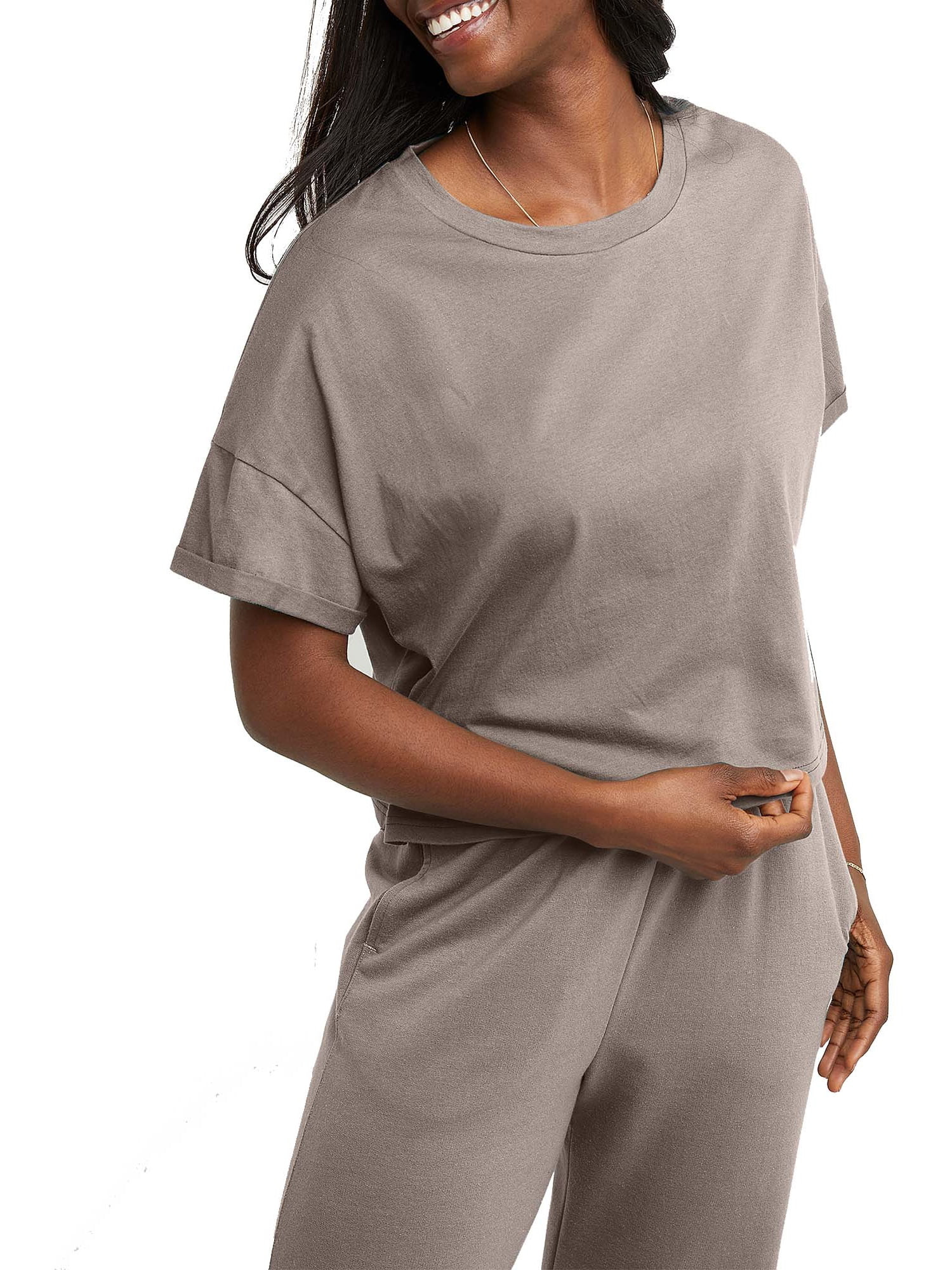 HanesHanes Originals Women's Rolled Short Sleeve Boxy Crew TeeUSDNow $14.40was $16.00$16.00Price ... | Walmart (US)