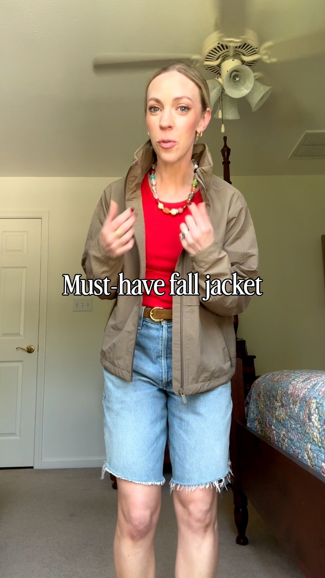 Windbreakers and utility jackets are trending for fall and this one combines the best of both! Water and wind resistant with a stowable hood

#LTKSeasonal #LTKOver40 #LTKSaleAlert