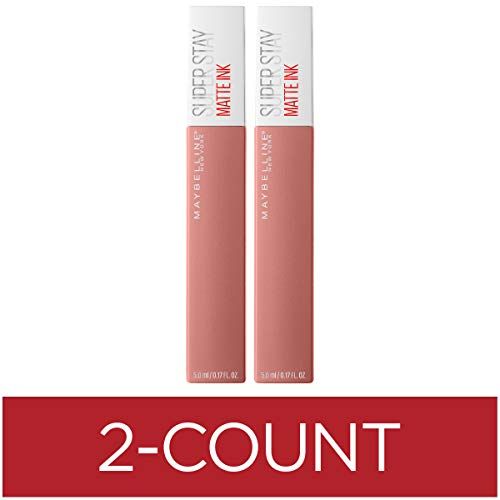 Maybelline New York Superstay Matte Ink Un-nude Liquid Lipstick, Poet, 0.34 Fluid Ounce (Pack of 2) | Amazon (US)