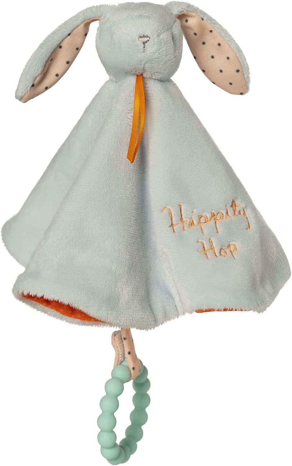 Manhattan Toy Hippity Hop Pink Bunny Soft Baby Lovie with Textured Teether | Amazon (US)