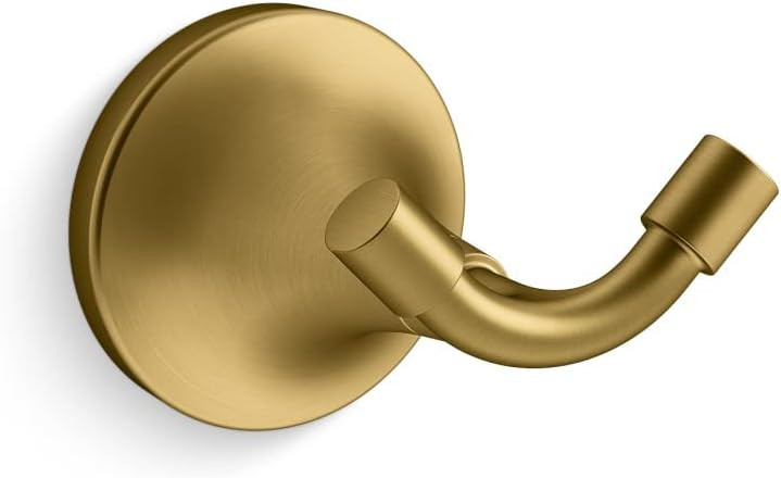 Kohler 27427-2MB Tone Robe Hook, Vibrant Brushed Moderne Brass | Amazon (US)