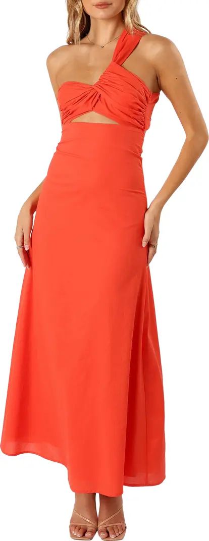 Luna One-Shoulder Cutout Maxi Dress | Nordstrom