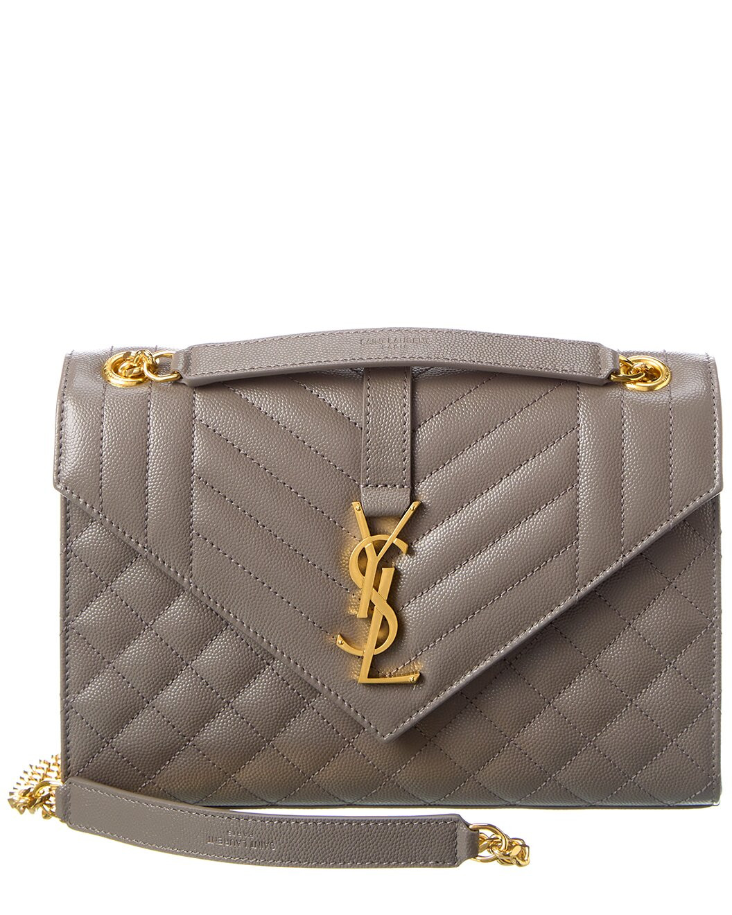 Envelope Medium Leather Shoulder Bag | Gilt & Gilt City