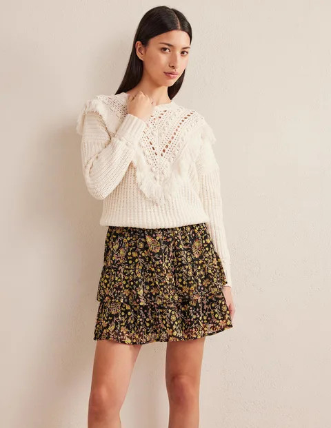 Ruffle Mini Skirt | Boden (US)