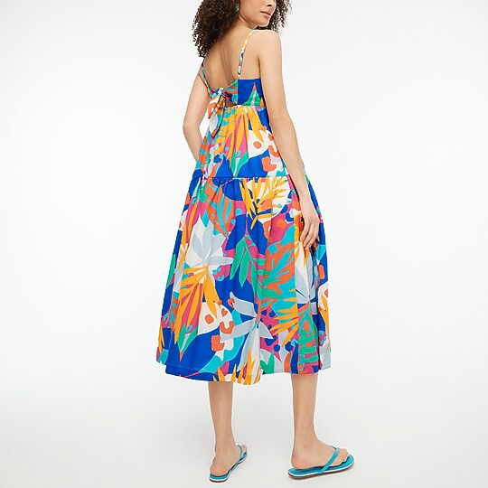 Tie-back maxi dress | J.Crew Factory