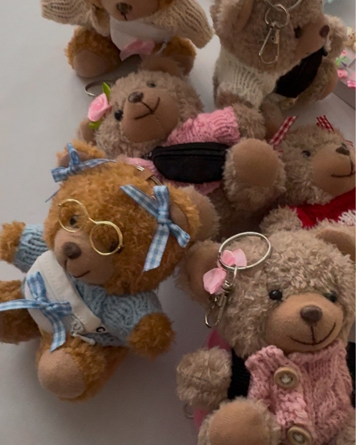 Cutest build-a-teddy bear keychain craft! 