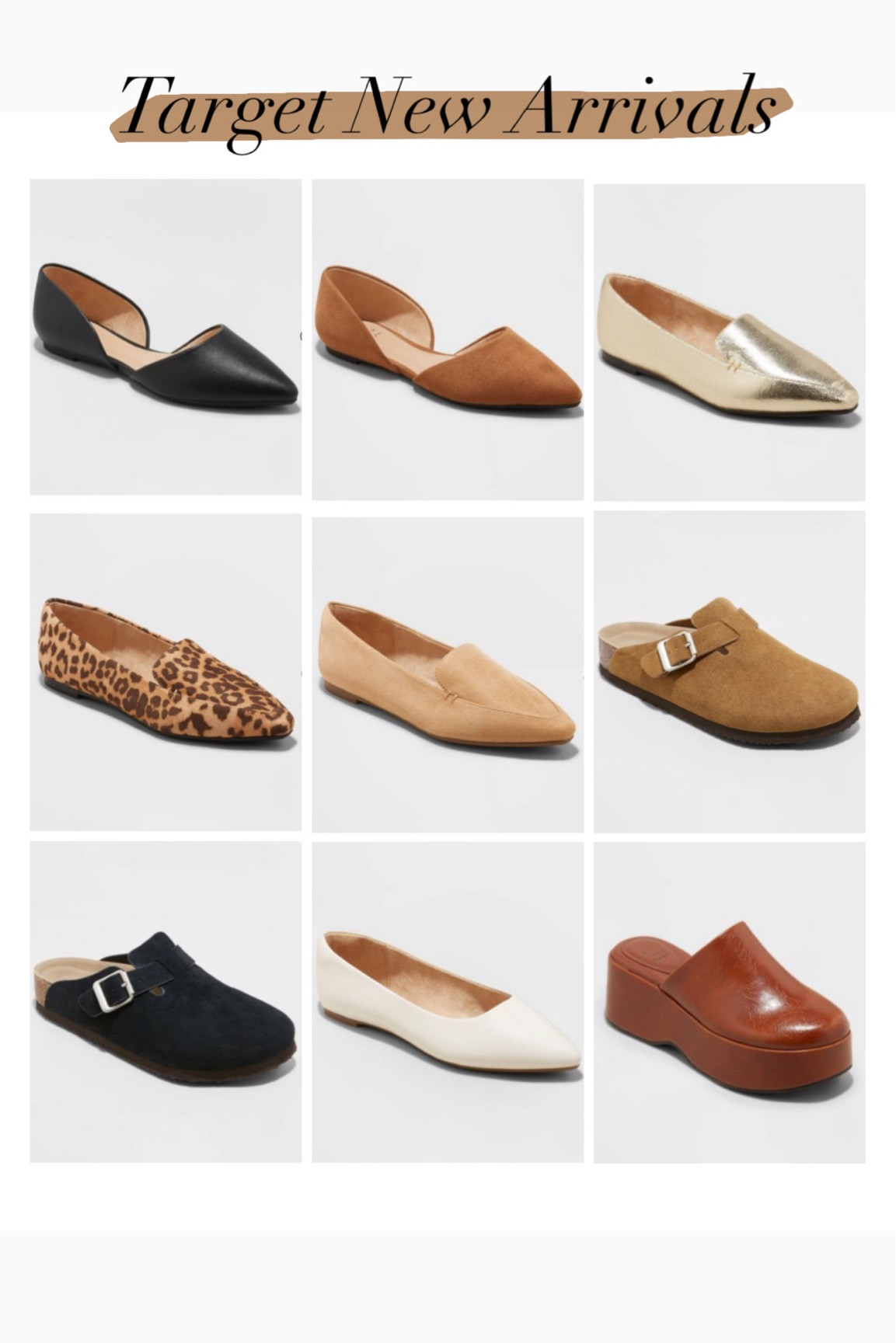 Target new arrivals 

#LTKshoecrush