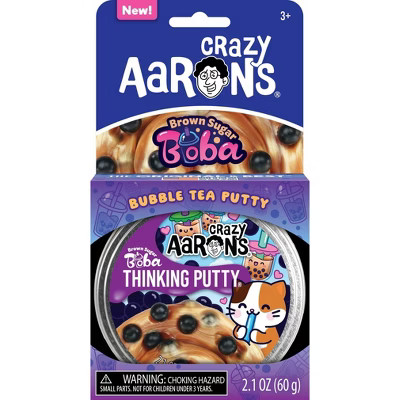 Crazy Aaron's Boba Tea 3.5" Thinking Putty Tin: Educational Sensory Toy, Fidget for Gross Motor Skills | Target