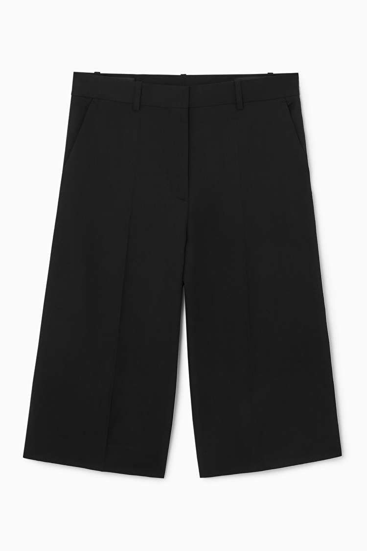 TAILORED KNEE-LENGTH SHORTS | COS UK