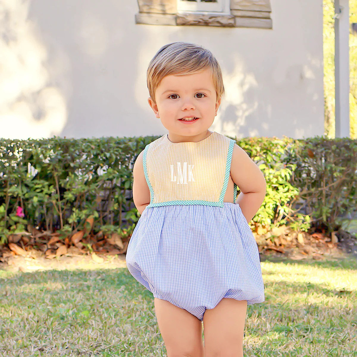 Rainbow Gingham Sun Bubble | Classic Whimsy