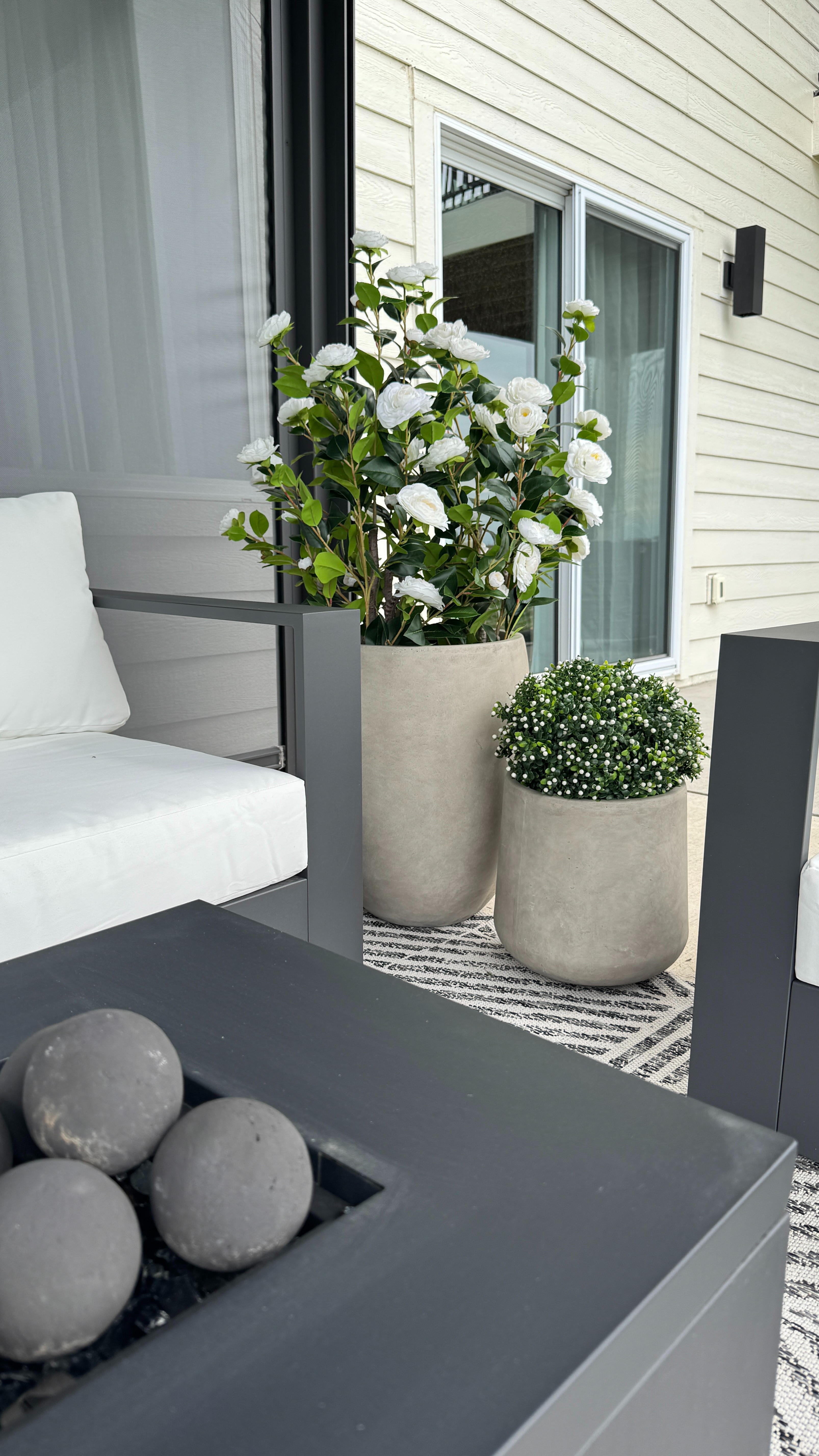 ✨Sale alert! My flowering boxwood is on sale! My outdoor patio wouldn’t be the same without these flowering trees and bushes 🤍 They make the whole space feel bright and fresh without the maintenance. 

 #LTKHome #LTKSaleAlert