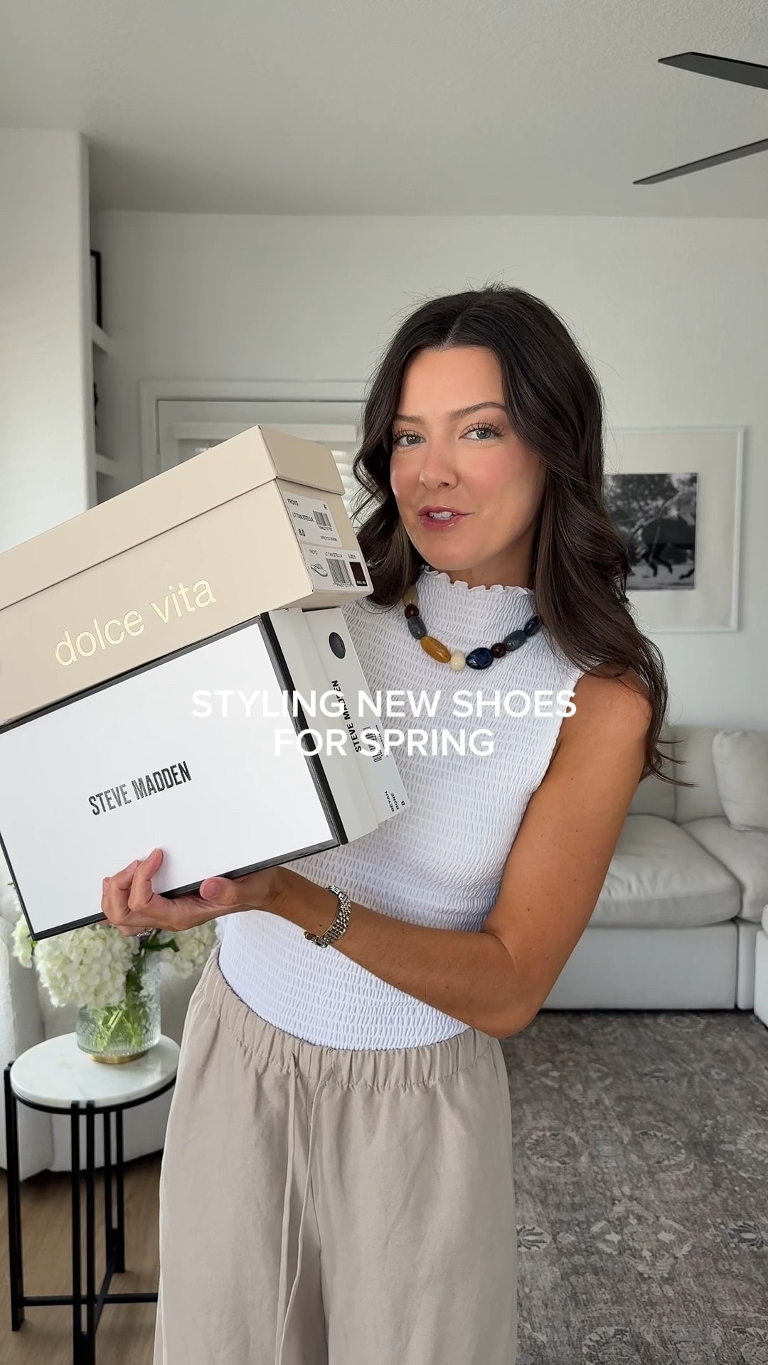 Styling new spring shoes from @DSW! I’m 5’7” and wearing my true size 8 in both of these shoes, on sale today! #mydsw #ad

