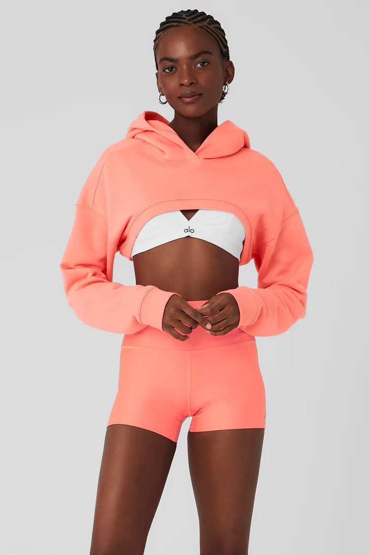 Cropped Shrug It Off Hoodie | Alo Yoga