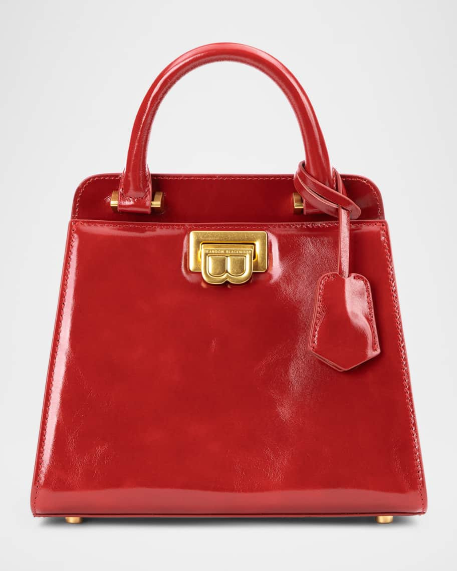 Brandon Blackwood Jasmine Cowhide Leather Shoulder Bag | Neiman Marcus