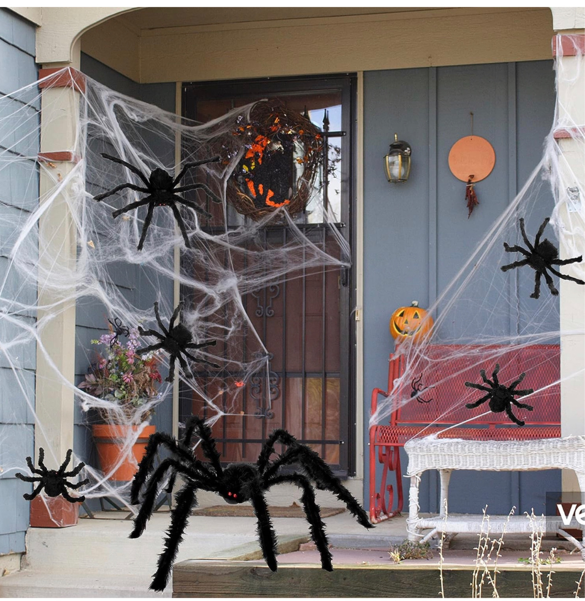 Halloween spiders on sale! 6 for $15! Comes with various sizes. Indoor and outdoor! 
Halloween decor, Halloween ideas, Halloween finds #ltkhalloween 

#LTKfamily #LTKhome