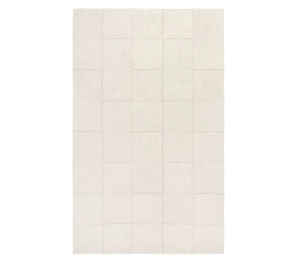 Concentric Square Tile Rug | Pottery Barn Kids