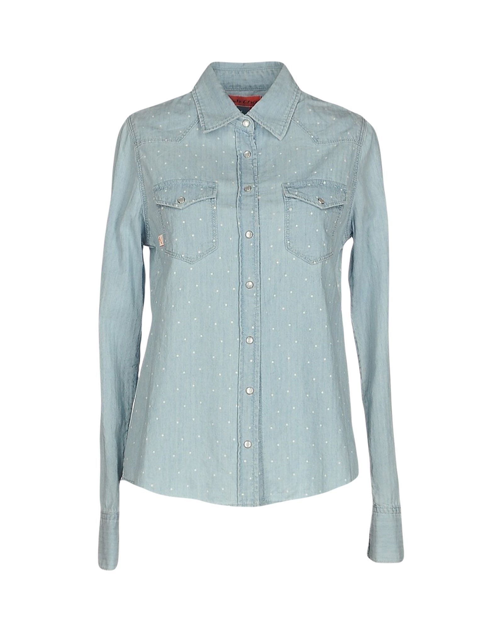 MANILA GRACE DENIM Denim shirts | YOOX (US)