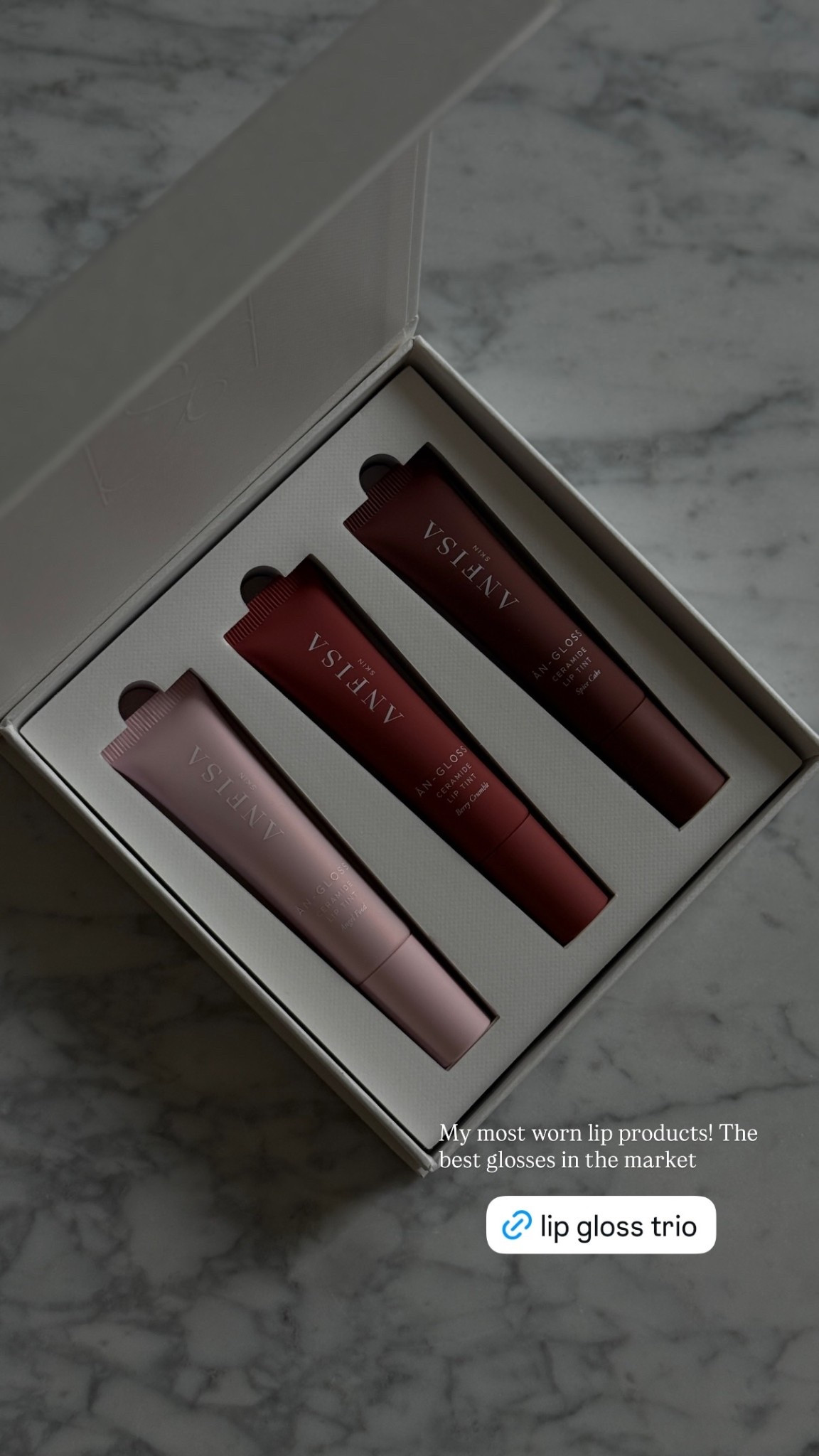 My most worn lip products! The best glosses in the market  @anfisaskin