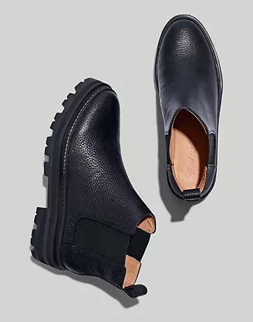 The Mariam Chelsea Boot in Pebbled Leather | Madewell