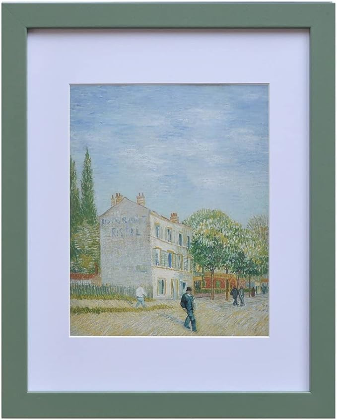 Muzilife 11x14 Wood Picture Frame Flat Display Pictures 8x10 with Mat or 11x14 Without Mat for Wa... | Amazon (US)