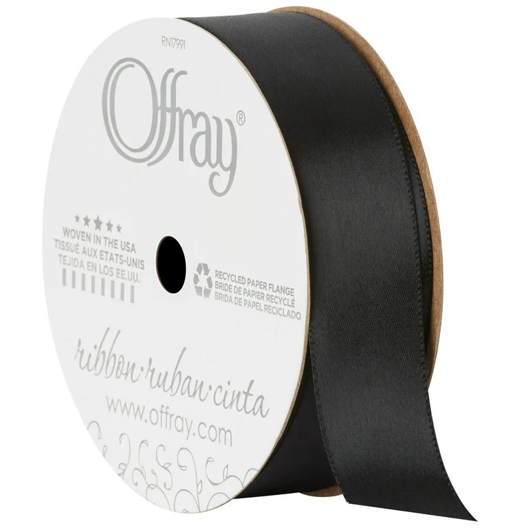 Offray 0.875" Single Face Satin Light Pink Ribbon, 1 Each - Walmart.com | Walmart (US)