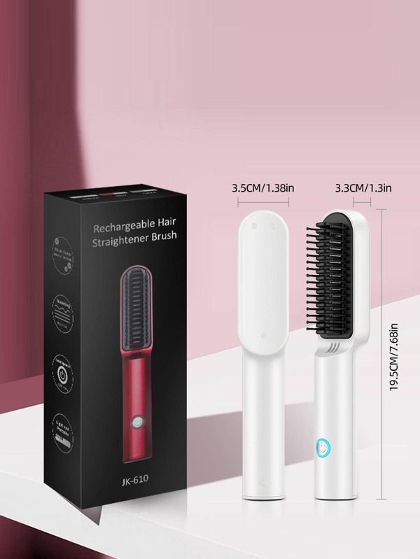 1pc ABS Electric Hair Brush, Modern Portable 2 in 1 Comb For Home | SHEIN