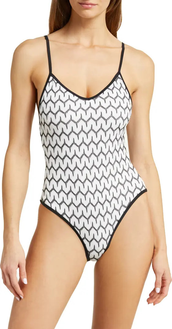 Tie Back One-Piece Swimsuit | Nordstrom
