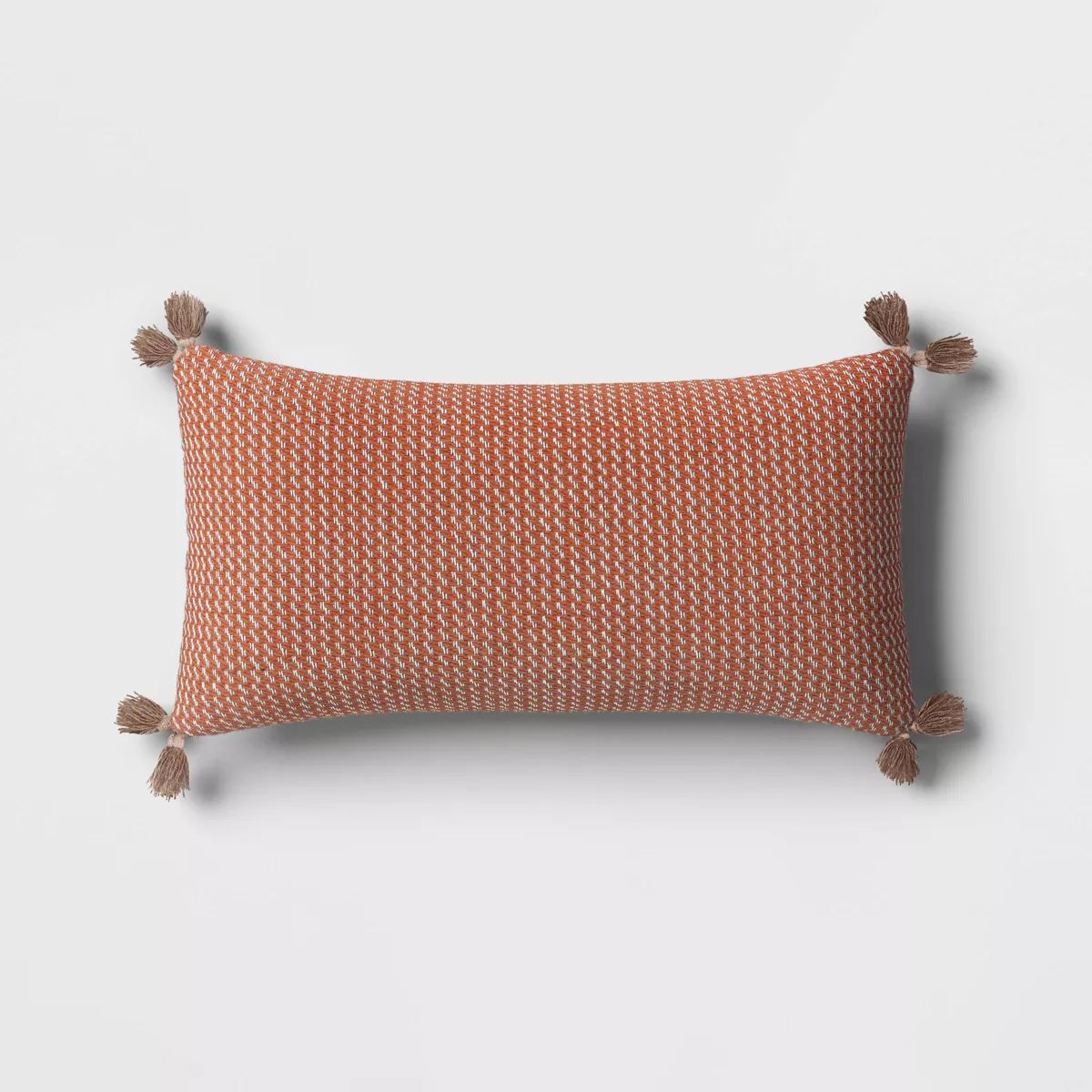 10"x20" Flecks Rectangular Outdoor Lumbar Pillow Rust - Threshold™ | Target