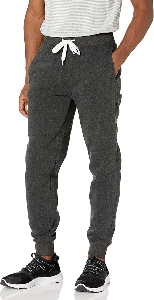 Men's Active Basic Jogger Fleece Pants | Amazon (US)