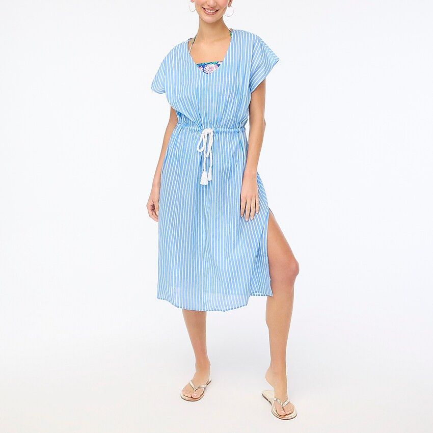 Cover-up dress with rope tie | J.Crew Factory