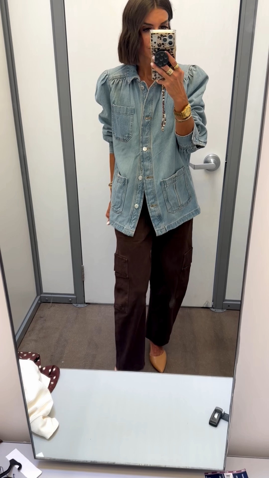 Obsessed with this new Walmart denim jacket!!  Size small
Size xs in pants

#LTKSaleAlert #LTKSeasonal #LTKmomlife